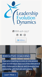 Mobile Screenshot of leadershipevolutiondynamics.com